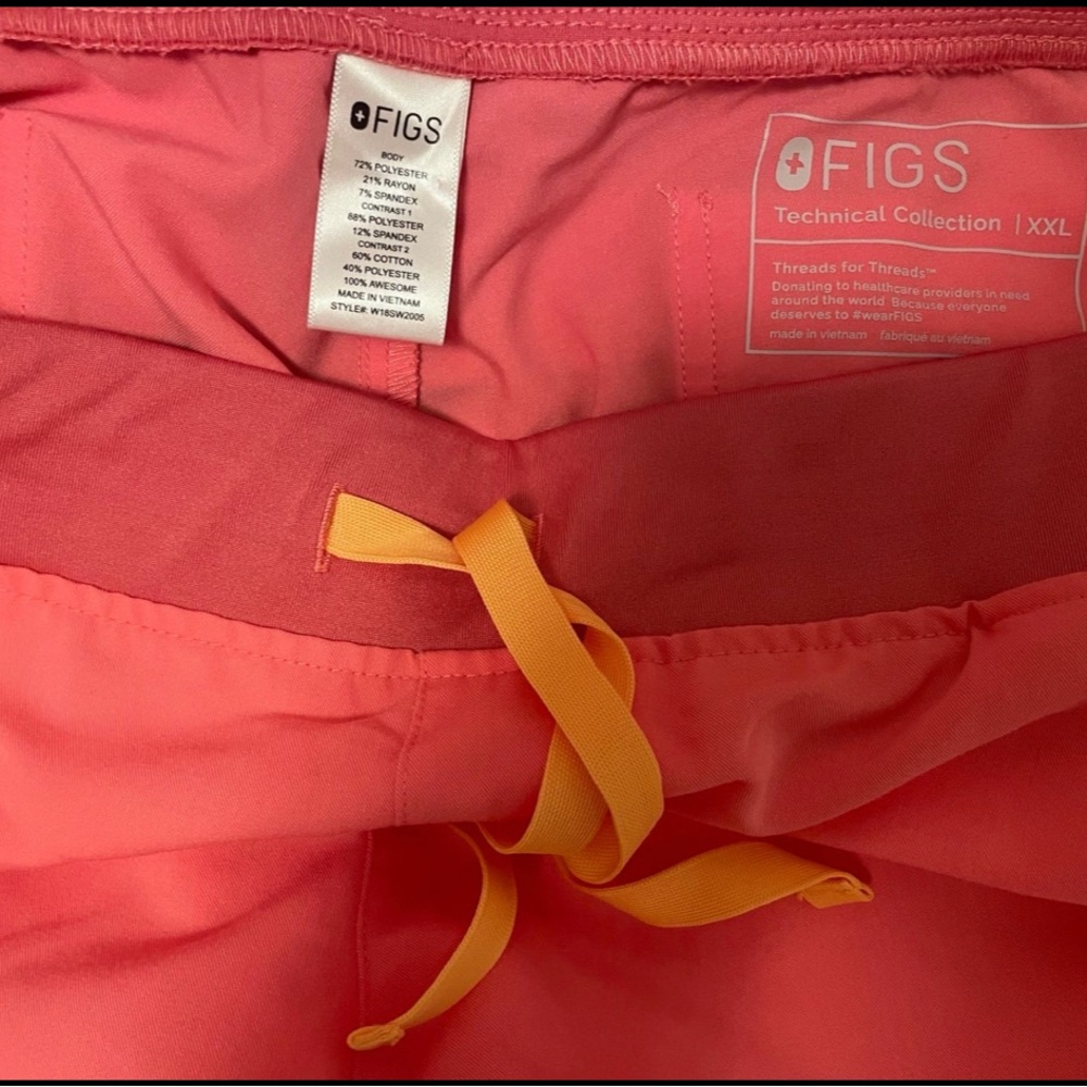 Fig scrub pants joggers